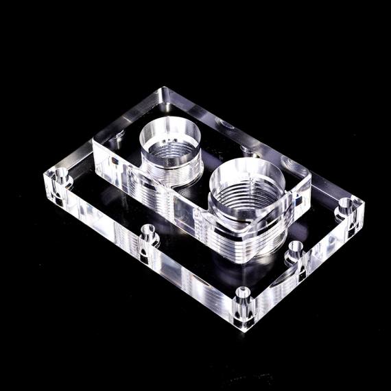 Prototipo in plastica lavorato CNC